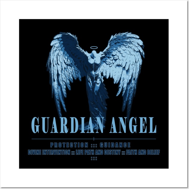 Guardian Angel, Angel Wings Wall Art by VoluteVisuals